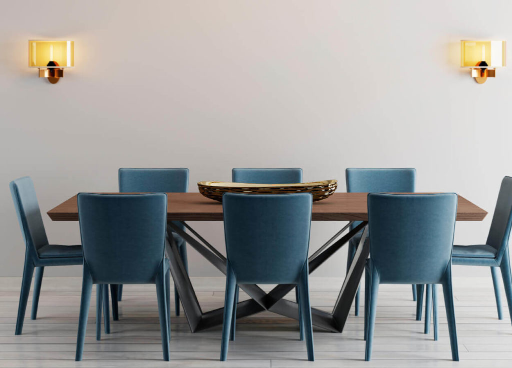 Blue Dining Room